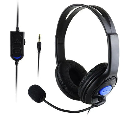 P4-890 Stereo Wired Gaming Headsets Deep Bass Headphones 3.5mm Foldable Portable headphone with Mic for PS4/PC Laptop