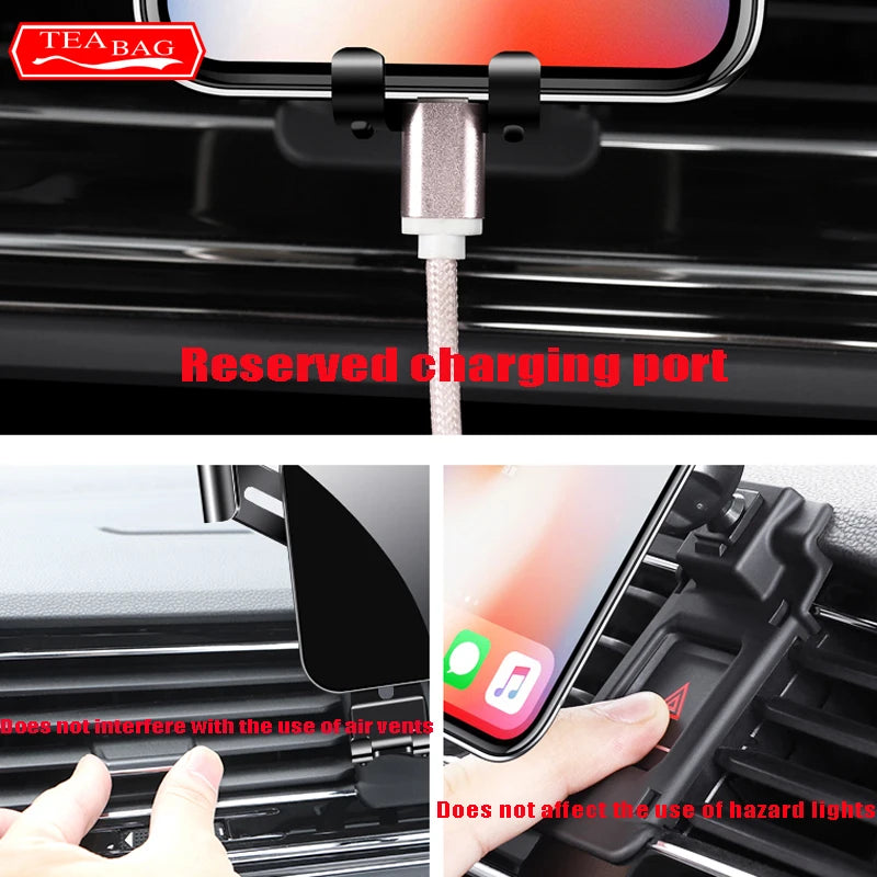 Car Mobile Phone Holder For Mercedes-Benz Classe A W176 W177 classe B W246 W242 W247 2018 2021 Navigation Bracket Accessories