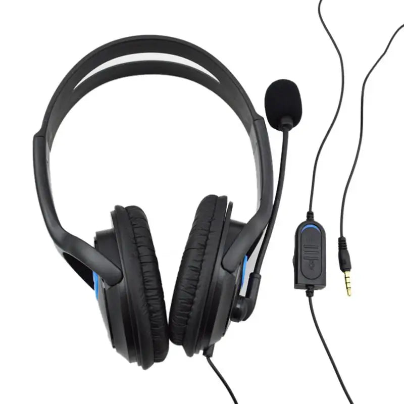 P4-890 Stereo Wired Gaming Headsets Deep Bass Headphones 3.5mm Foldable Portable headphone with Mic for PS4/PC Laptop