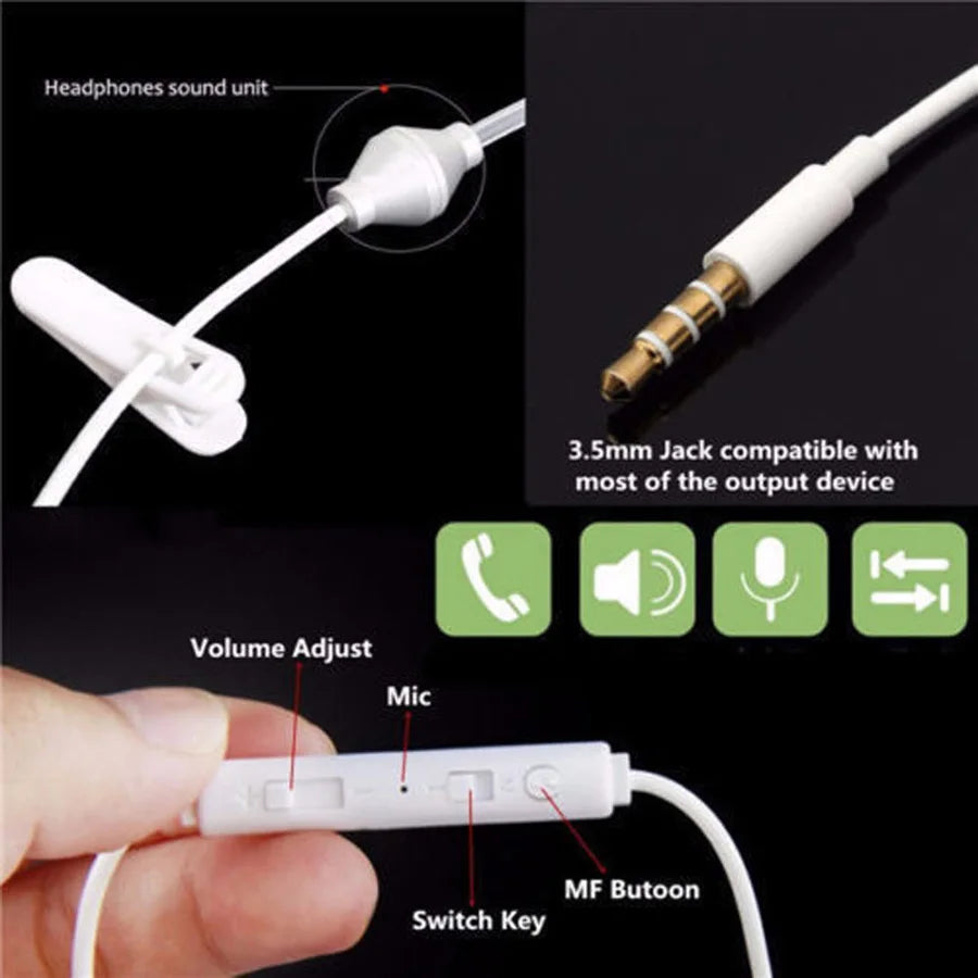 FBI Style Earpiece Air Tube Security Noise Isolating In Ear Headset with Mic Earphone 3.5MM Anti-Radiation Earpiece for Phone