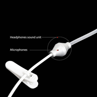 FBI Style Earpiece Air Tube Security Noise Isolating In Ear Headset with Mic Earphone 3.5MM Anti-Radiation Earpiece for Phone