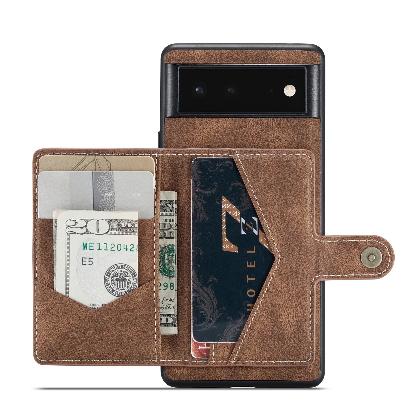 Case For Google Pixel 7 6 Pro Pixel 6 Leather Wallet Card Solt Bag Magnetic case for Google Pixel 5A 5G