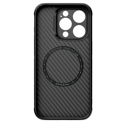 NILLKIN for iPhone 15 Pro Max/15 Pro CarboProp carbon Fiber Case anti fall anti slide Magnetic Phone holder bracket Aramid cover