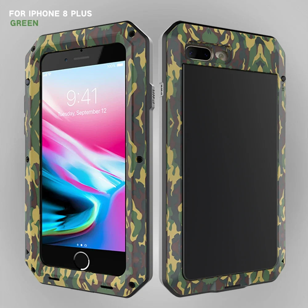 Armor Metal Aluminum Shockproof Case for iPhone 16 15 Pro Max iPhone 16 15 Plus 15 Pro Outdoor Military Phone Cover