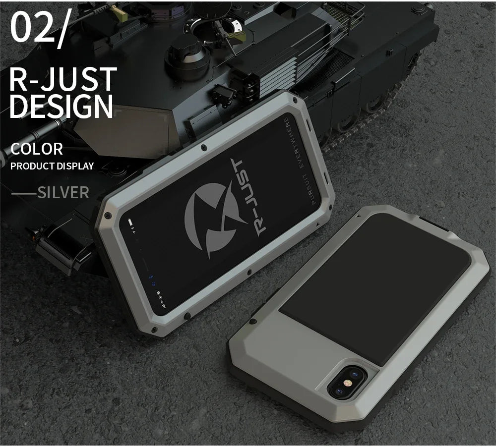 Armor Metal Aluminum Shockproof Case for iPhone 16 15 Pro Max iPhone 16 15 Plus 15 Pro Outdoor Military Phone Cover