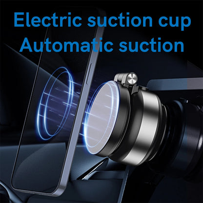 2024 New CZ07 Vacuum Car Phone Holder For iPhone Samsung Xiaomi Magnetic Suction Cup Phone Mount Universal Folding Phone Stand