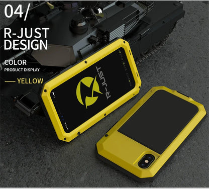 Armor Metal Aluminum Shockproof Case for iPhone 16 15 Pro Max iPhone 16 15 Plus 15 Pro Outdoor Military Phone Cover