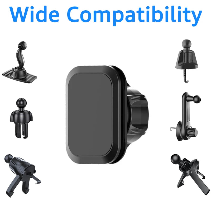 17mm Ball Head Magnetic Car Phone Holder Magnet Mount Mobile Cellphone Stand GPS Support Smart Phone Bracket Accessories