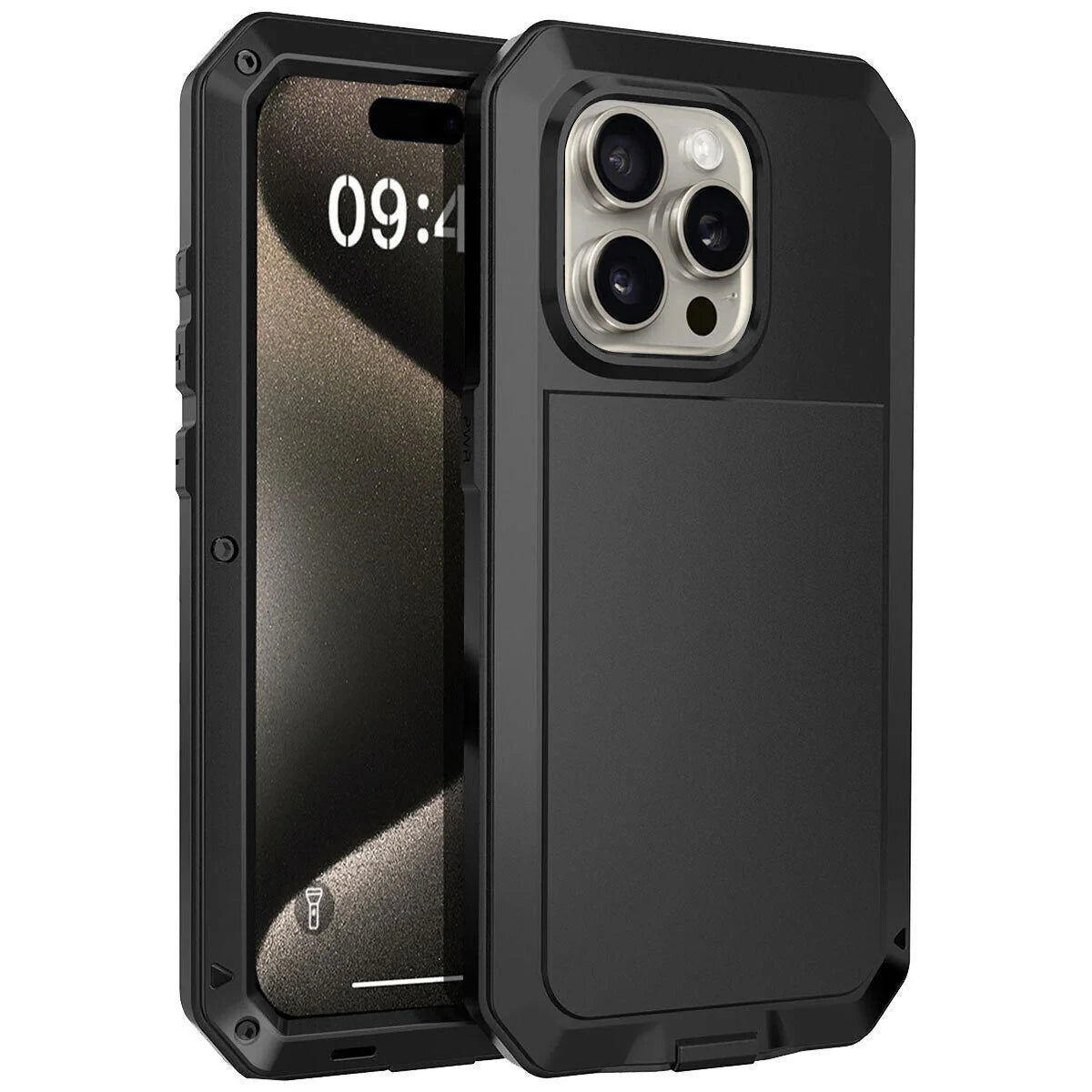 Armor Metal Aluminum Shockproof Phone Case for iPhone 15 14 Pro 12 11 Pro Max X XS XR 6 8 Plus Outdoor Military Cover