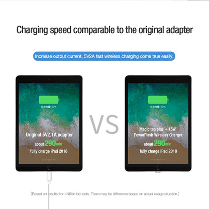 NILLKIN For iPad Pro 11/12.9 2021/2020/2018 iPad Wireless Charger Receiver For iPad Air 4 5 10.5/iPad 10.2 9.7 Wireless Charging