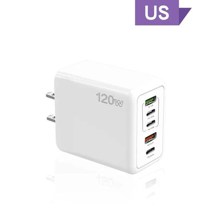 Xiaomi Supercharge USB Type C Cable QC3.0 120W PD Super fast Charger for Samsung iPhone Huawei Universal 5 Port Quick Charger