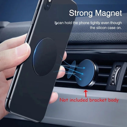 5Pcs Universal Metal Disk Plates for Magnet Car Phone Holder  Iron Sheet Stickers Magnetic Phone Stand Accessories