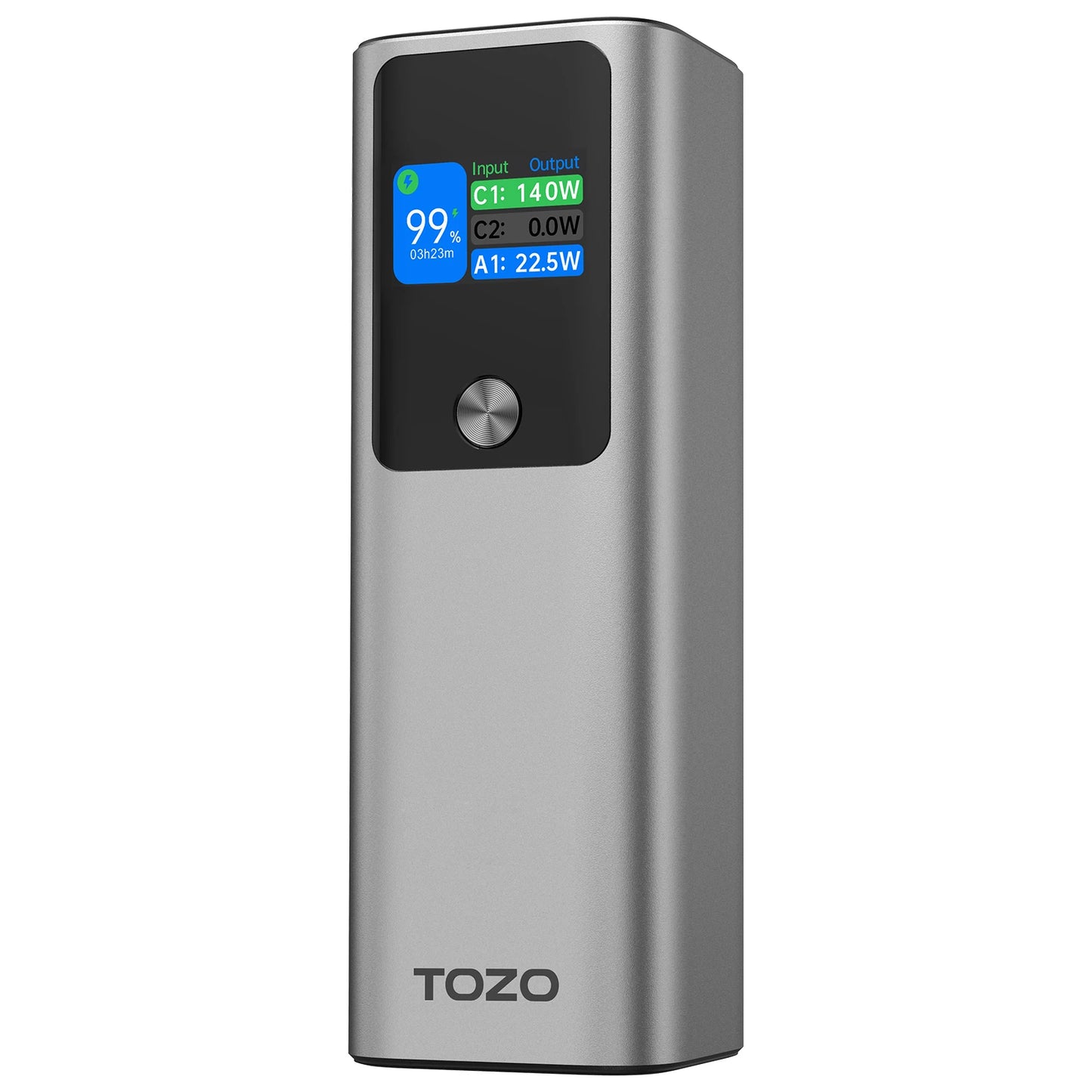 TOZO PB5 Portable Power Bank 27000mAh 3-Port Charger with 140W Output Digital Display Fast Charging