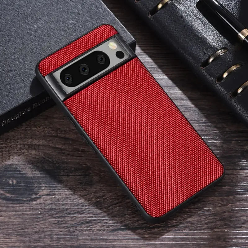 For Google Pixel 8 Pro Case Texture Braided nylon Fiber Protective Cover for Google Pixel 8 Shockproof Matte Case