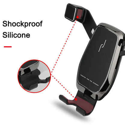 Car Mobile Phone Support Air Vent Mount Call Phone Holder for Volkswagen VW T-Cross Tcross Accessories 2019 2020 2021 2022 2023