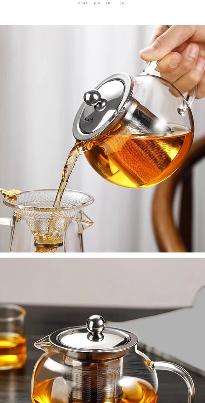 and Luxurious elegant teapot your addition tea-drinking a stunning experience. to your to Add collectio modern elevate glass and