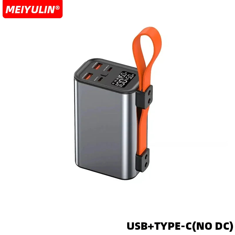 60000mAh 100W Power Bank Station Portable Fast Charging USB C External Spare Battery Large Capacity Powerbank For Laptop iPhone