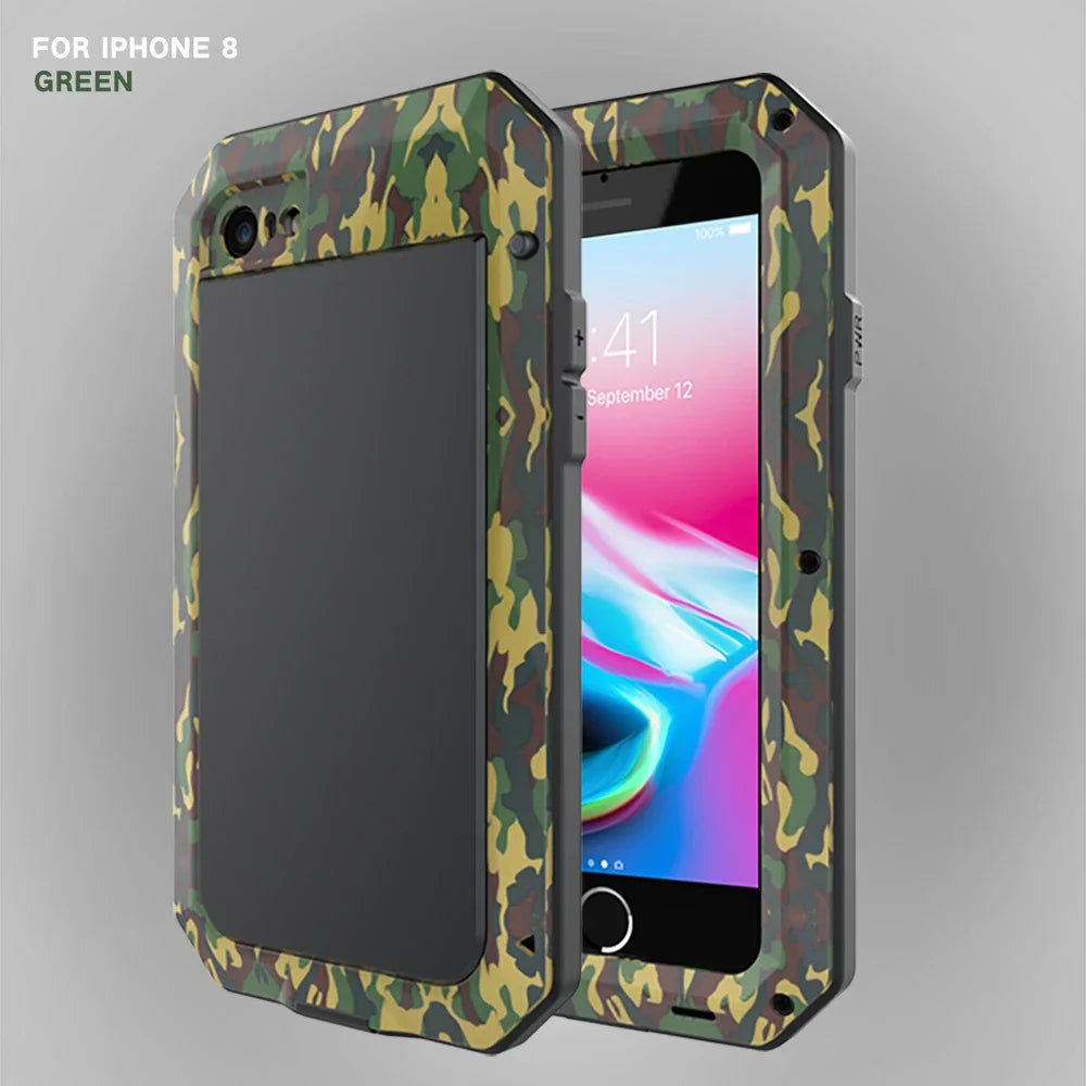 Armor Metal Aluminum Shockproof Case for iPhone 16 15 Pro Max iPhone 16 15 Plus 15 Pro Outdoor Military Phone Cover