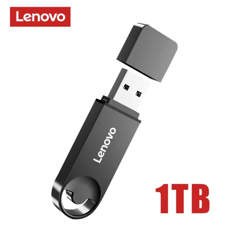 Lenovo 64TB 3.0 USB Flash Drive Metal High-Speed Pen Drive 2TB 16TB Waterproof Type-c Usb PenDrive For Computer Storage Devices