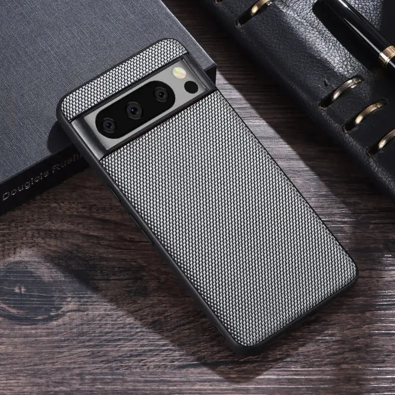 For Google Pixel 8 Pro Case Texture Braided nylon Fiber Protective Cover for Google Pixel 8 Shockproof Matte Case