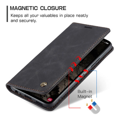 Flip Wallet Case for Samsung Galaxy A55 5G A35 5G A25 5G A05S (2024), Leather Magnetic Folio Cover with Card Holder