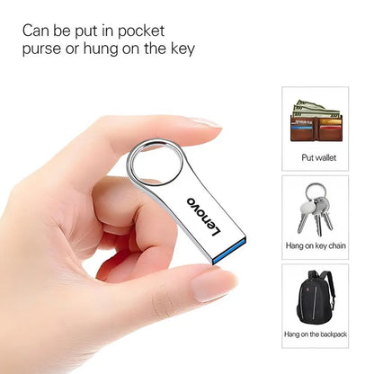 Original Lenovo USB Flash Drive 2TB Metal USB U Disk Flash Drives High Speed Pendrive 1TB Portable USB Memory Drive Accessory