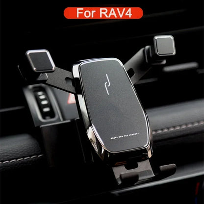 For Toyota RAV4 Accessories 2019 2020 2021 2022 Gravity Car Phone Holder Dedicated Air Vent Mount Clip Clamp Mobile Phone Holder