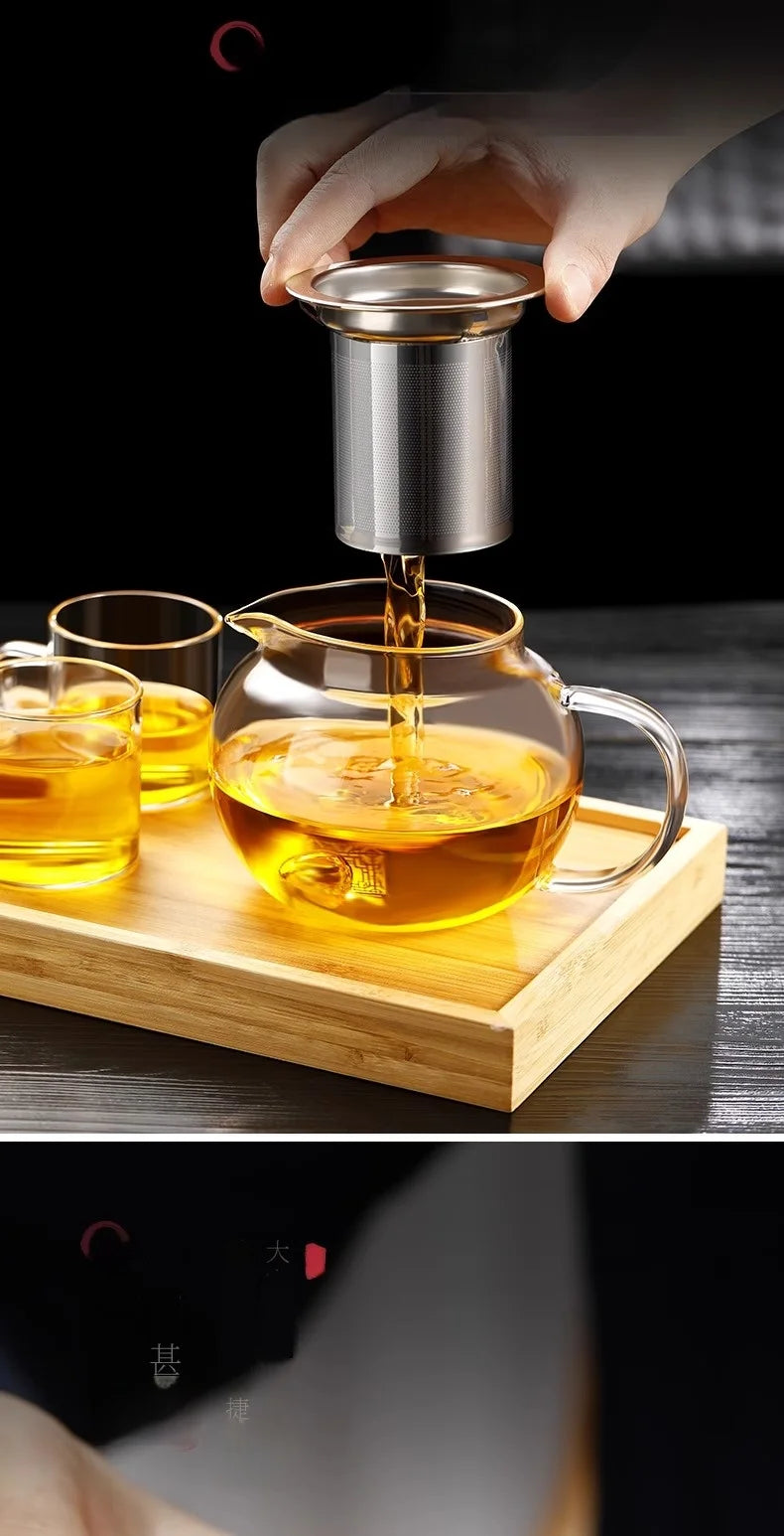 and Luxurious elegant teapot your addition tea-drinking a stunning experience. to your to Add collectio modern elevate glass and