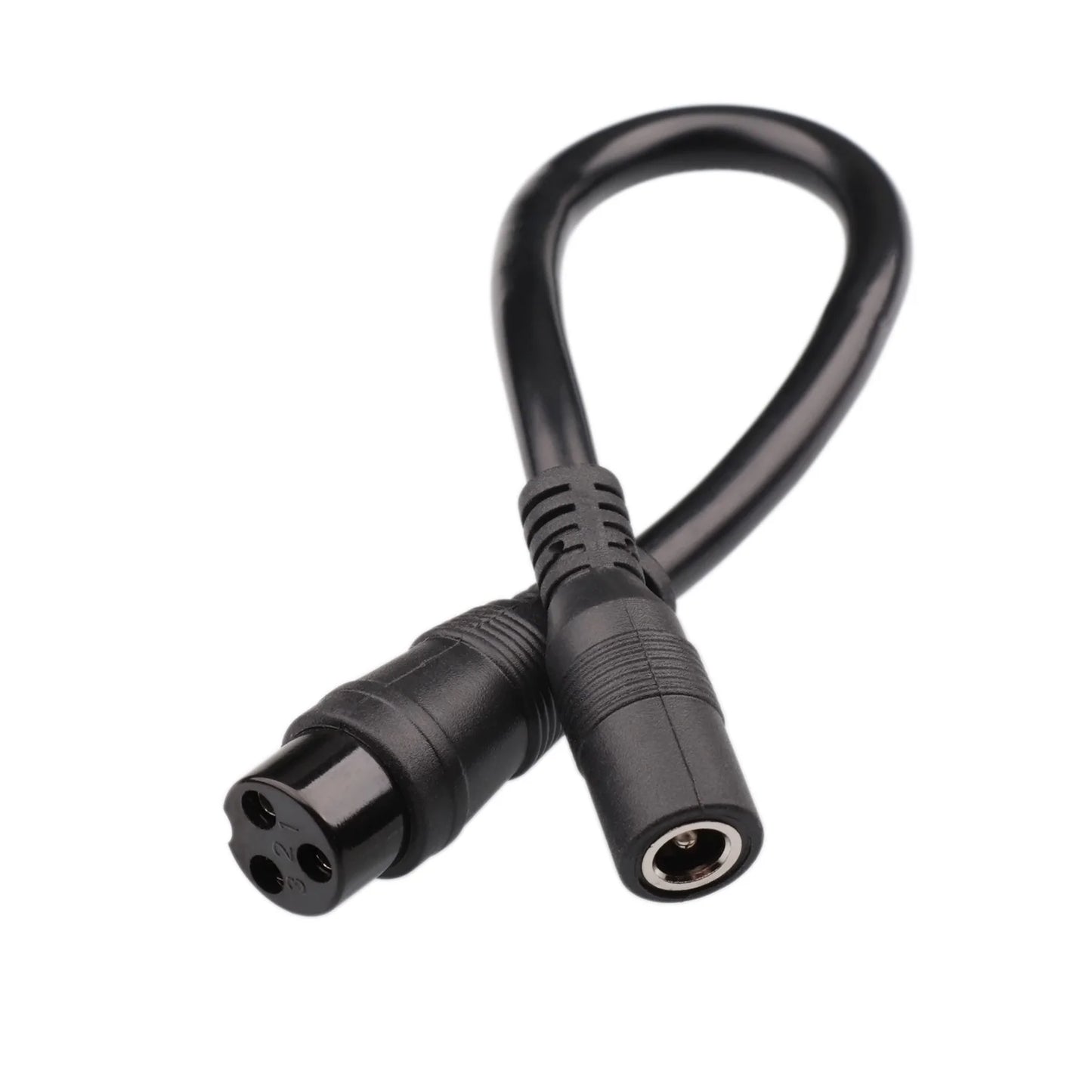 DC 5.5MM to 3P GX16 Connector Cable Adapter High charging efficiency for Electric Scooter Bicycle Accessories convertor