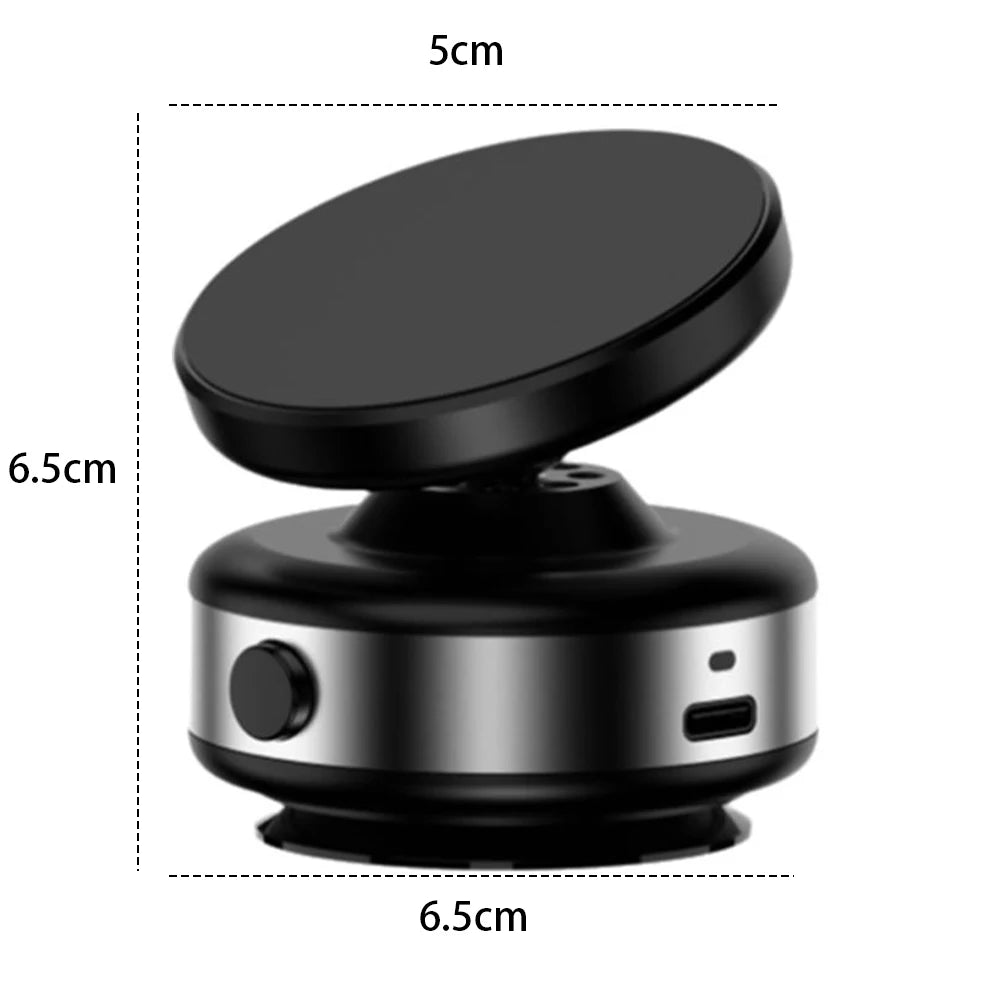 Wireless Charge 360°Rotatable Magnetic Vacuum Car Holder Mobile Phone Bracket GPS Navigation Stand for iPhone 15 14 13 Huawei