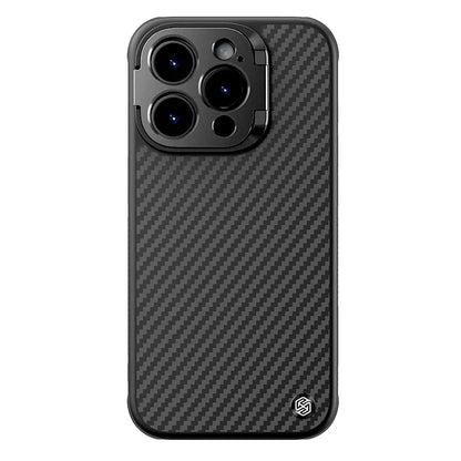 NILLKIN for iPhone 15 Pro Max/15 Pro CarboProp carbon Fiber Case anti fall anti slide Magnetic Phone holder bracket Aramid cover