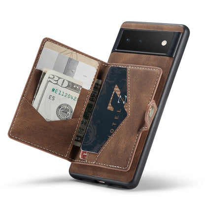 Case For Google Pixel 7 6 Pro Pixel 6 Leather Wallet Card Solt Bag Magnetic case for Google Pixel 5A 5G