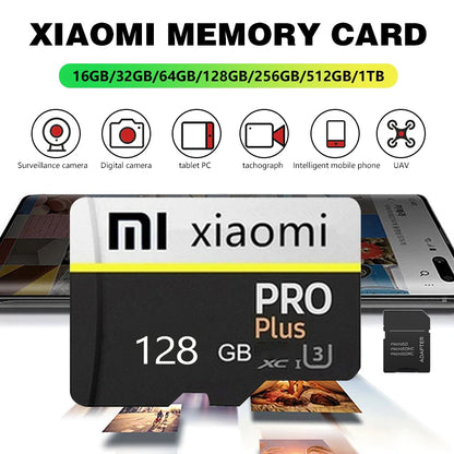 Xiaomi High Speed Mini SD Memory Card 2TB 1TB Class 10 Micro TF Flash Usb Pen Drive Card 1TB 512GB 256TB 128TB for Smartphone