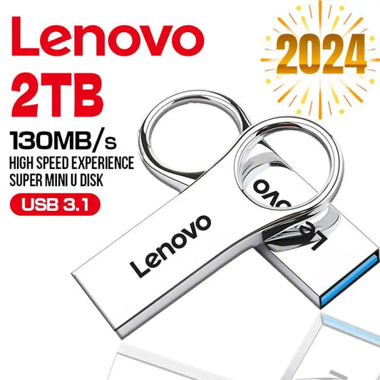 Original Lenovo USB Flash Drive 2TB Metal USB U Disk Flash Drives High Speed Pendrive 1TB Portable USB Memory Drive Accessory