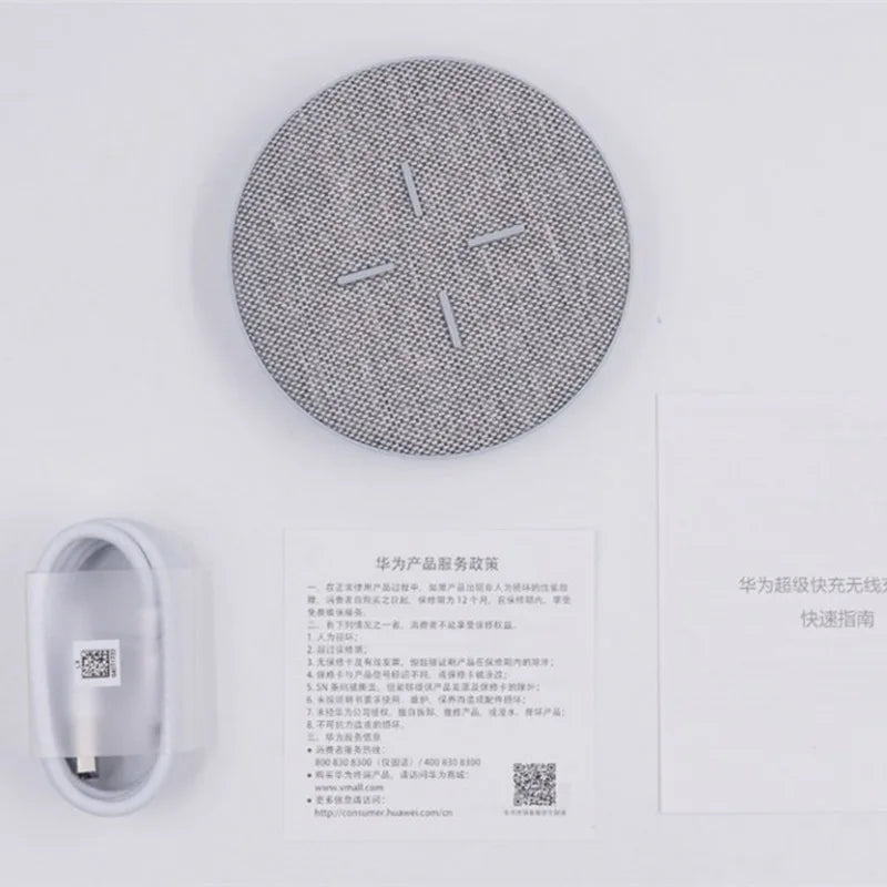 Huawei Wireless Charger Max 27W CP61 Super Charge For Huawei Qi Standard Charge For iPhone 15/14/13/12/11 Series