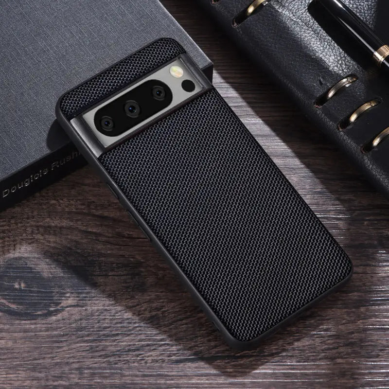 For Google Pixel 8 Pro Case Texture Braided nylon Fiber Protective Cover for Google Pixel 8 Shockproof Matte Case