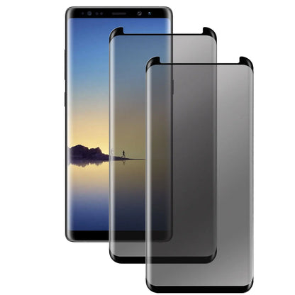 For Samsung Galaxy Note 8 Case Friendly Anti Spy Privacy Tempered Glass Screen Protectors 2-Pack