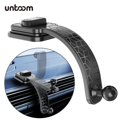 Flexible 17mm Ball Head Base Car Mobile Cell Phone Mount Accessories Universal Adjustable Car Dashboard Phone Support Base