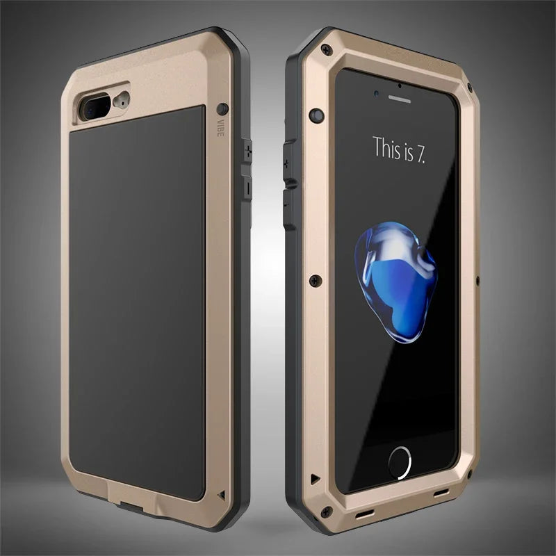 Armor Metal Aluminum Shockproof Case for iPhone 16 15 Pro Max iPhone 16 15 Plus 15 Pro Outdoor Military Phone Cover