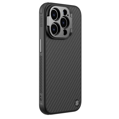 NILLKIN for iPhone 15 Pro Max/15 Pro CarboProp carbon Fiber Case anti fall anti slide Magnetic Phone holder bracket Aramid cover