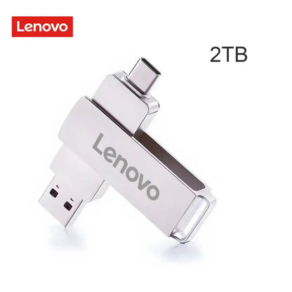 New Lenovo 128TB Mini Pen Drive USB Memory USB Flash Drives 2TB 1TB 16TB TYPE C High Speed Usb 3.0 Waterproof Pendrive U Disk