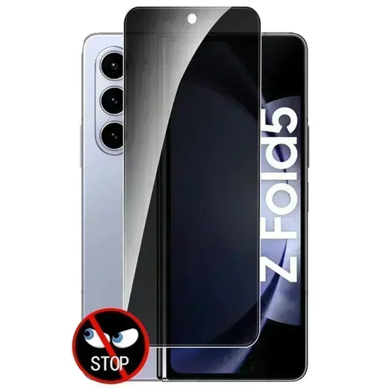 Anti-Spy Front Tempered Glass For Samsung Galaxy Z Fold 5 4 3 Back Screen Protector on Z Fold5 4 Z Fold 6 9H Protective Glass