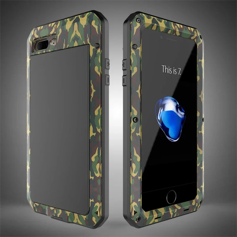 Armor Metal Aluminum Shockproof Case for iPhone 16 15 Pro Max iPhone 16 15 Plus 15 Pro Outdoor Military Phone Cover