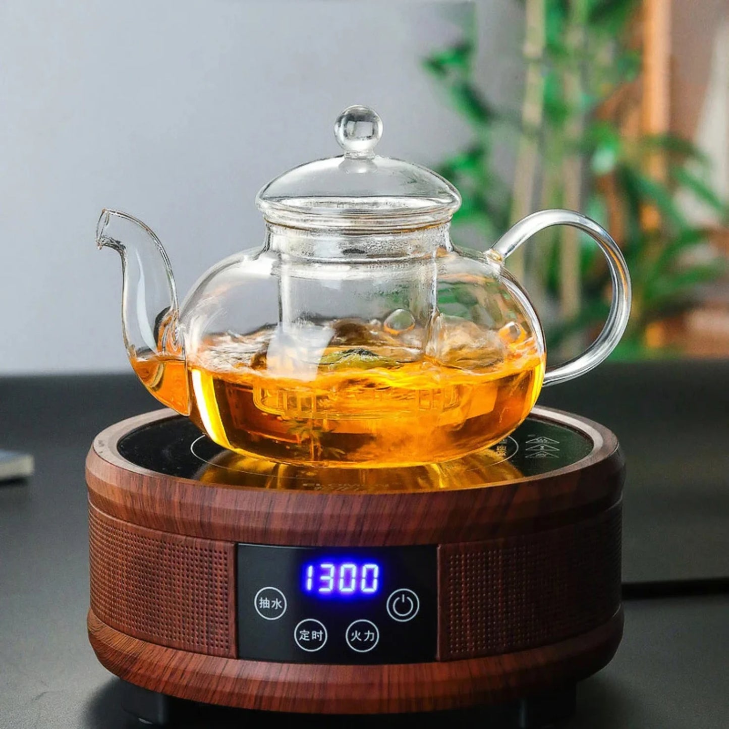 400/600/1000ml Clear Glass Teapot With Removable Infuser Tea Pot Stovetop Safe Loose Leaf And Blooming Tea Maker Heat-resistant