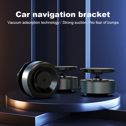 Car Mount Mobile Phone Holder Magnetic Intelligent Adsorption Bracket USB Charging Vacuum Suction Mobile Phone Holder Car Parts