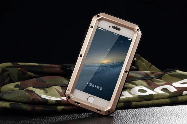 Armor Metal Aluminum Shockproof Case for iPhone 16 15 Pro Max iPhone 16 15 Plus 15 Pro Outdoor Military Phone Cover