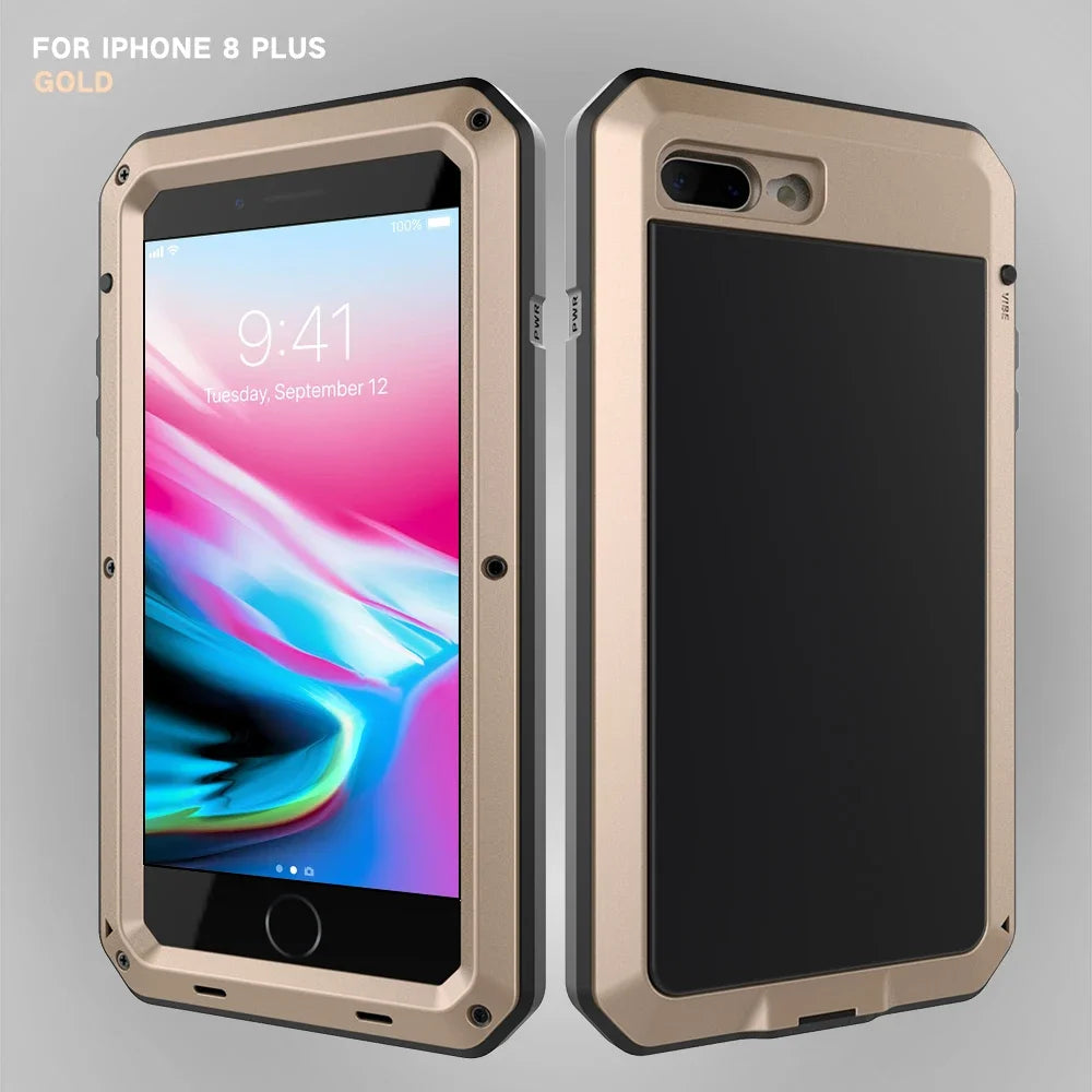 Armor Metal Aluminum Shockproof Case for iPhone 16 15 Pro Max iPhone 16 15 Plus 15 Pro Outdoor Military Phone Cover