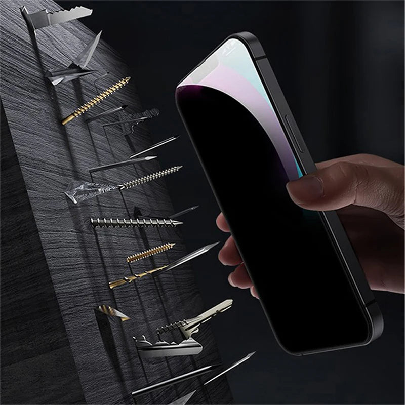 8in1 Privacy Tempered Gass for iPhone 15 Pro Max 4PCS Lens Screen Protector for iPhone 14 13 12 11 Pro Max 14 Plus Phone Glass