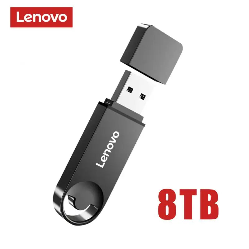 Lenovo 64TB USB 3.0 Pen Drive 8TB Flash Drive 4TB High Speed Transfer Metal SSD Pendrive Cle U Disk Pendrive Memoria USB Stick