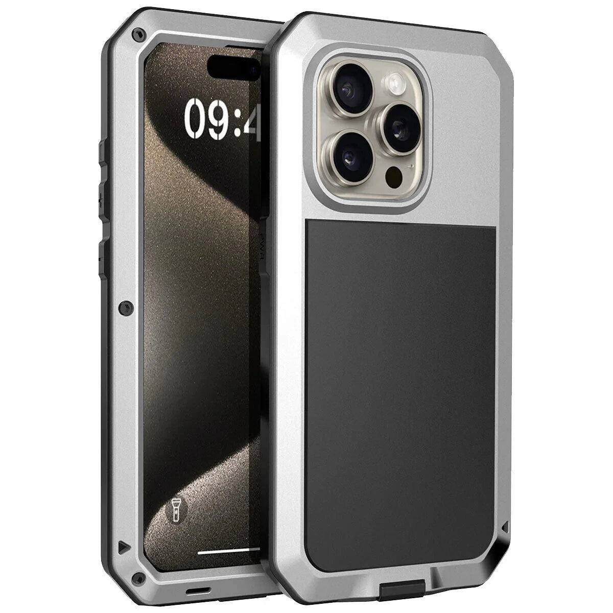 Armor Metal Aluminum Shockproof Phone Case for iPhone 15 14 Pro 12 11 Pro Max X XS XR 6 8 Plus Outdoor Military Cover